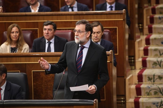 Rajoy en la sessió de control al Govern al Congrés