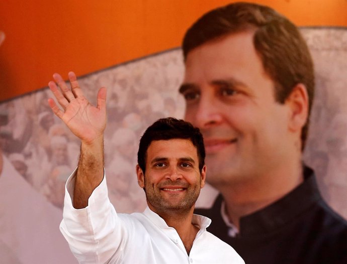 Rahul Gandhi, nuevo presidente del Partido del Congreso 
