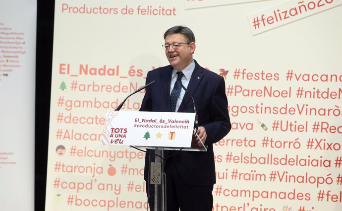Ximo Puig presenta la campaña 'El Nadal és Valencià' 2017