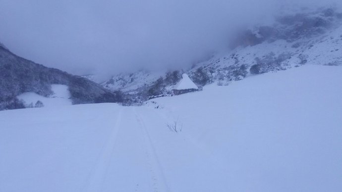 Nieve, nevada, temporal