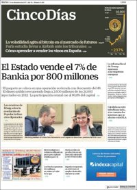 Las portadas de los periódicos económicos de hoy, martes 12 de diciembre