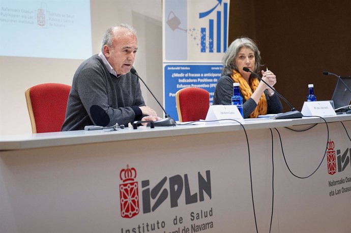Dos de los ponentes en la jornada del ISPLN