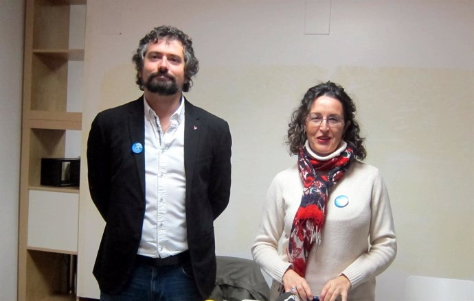 José Sarrión y Marta Santos en Salamanca.                          