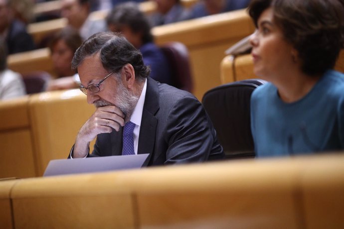 Rajoy interviene en el Pleno del Senado sobre el artículo 155