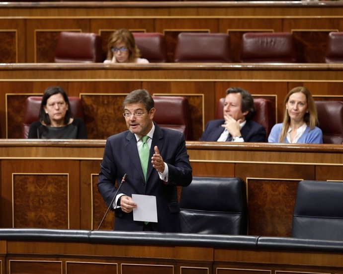 Rafael Catalá, a la sessió de control
