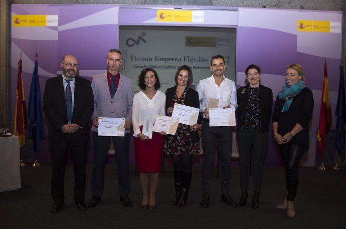 AON y Axel Springer España reciben los Premios Empresa Flexible 2017 por sus pol