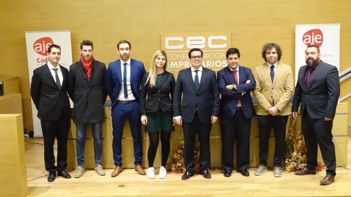 Nuevo comité de AJE Cádiz