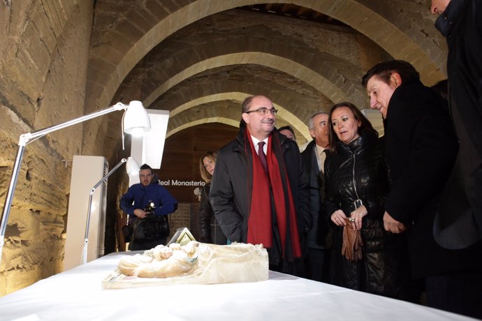 Lambán ha visitat el Real Monestir de Santa Maria de Sixena.