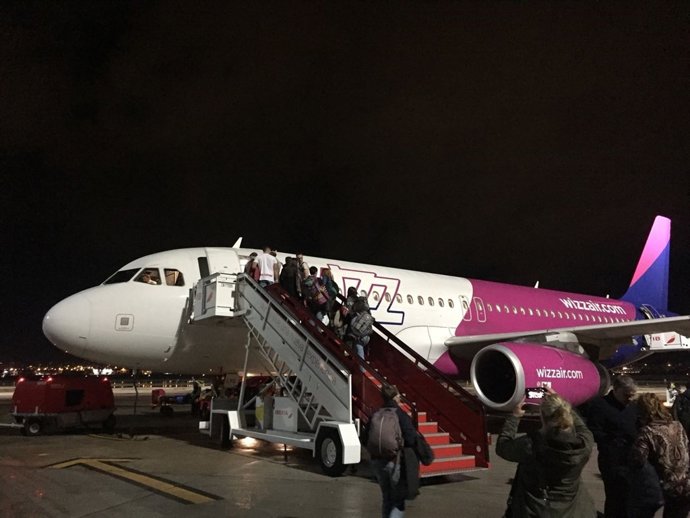 Vuelo de Wizzair de Santander a Varsovia 