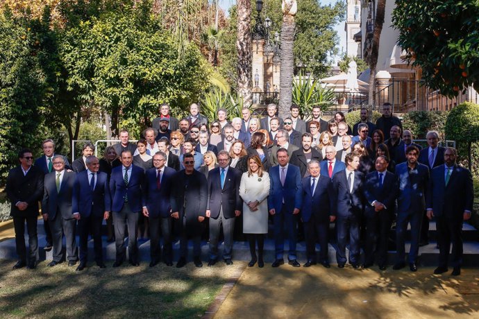 Susana Díaz asiste a los actos de los 64 Premios Ondas 