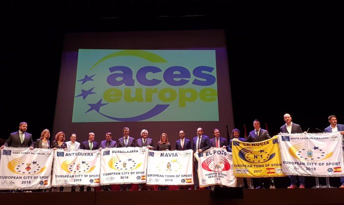 ACES Europe designa las ciudades españoles del Deporte 2018