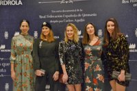 El conjunto español de gimnasia rítmica, protagonista en la presentación del cortometraje 'Más que plata'