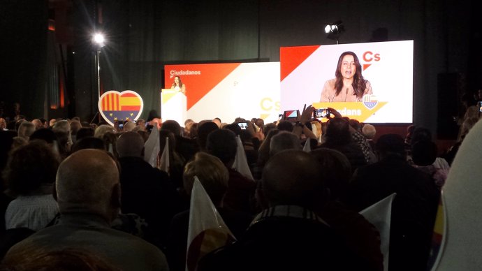 La candidata d'Cs a la Generalitat el 21-D,  Inés Arrimadas