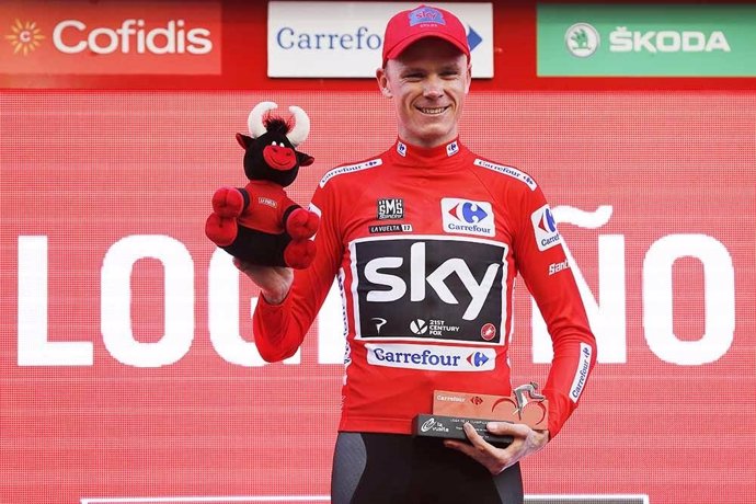 Chris Froome, líder de la Vuelta a Espanya