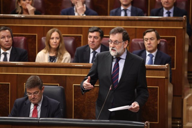 Rajoy en la sesión de control al Gobierno en el Congreso