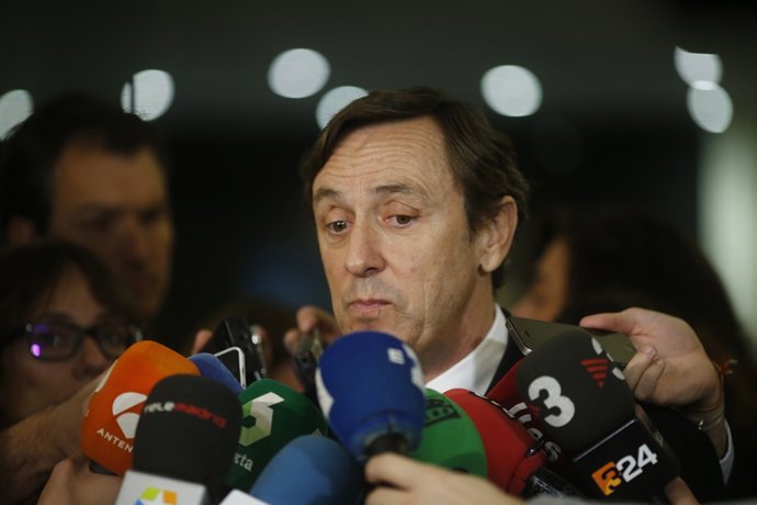 Rafael Hernando en declaracions al Congrés