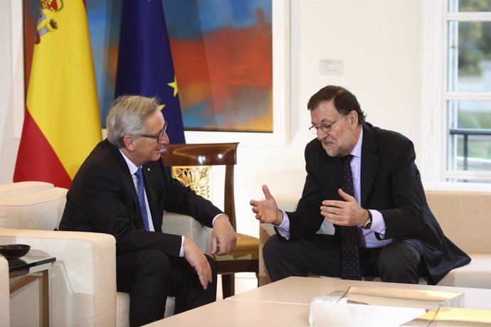 Rajoy recibe en la Moncloa a Jean-Claude Juncker