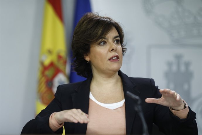 Roda de premsa de Santamaría després del Consell de Ministres