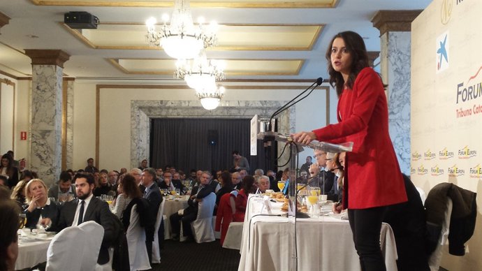 La candidata de Cs a les eleccions del 21 de desembre,  Inés Arrimadas