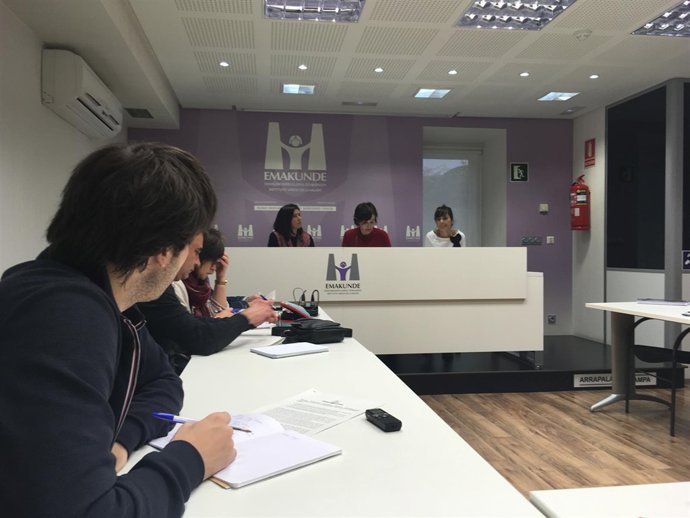 Rueda de prensa de Emakunde