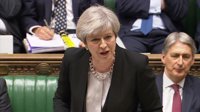 May se compromete a que el acuerdo final del Brexit sea refrendado por el Parlamento