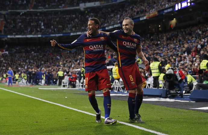 Neymar Jr e Iniesta