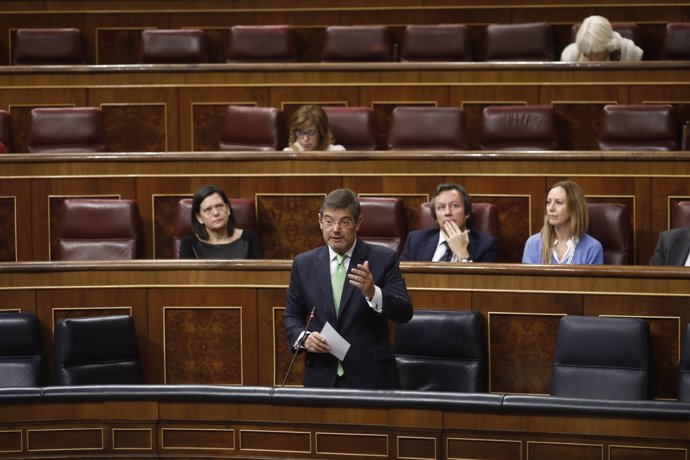 Rafael Catalá en la sessió de control al Govern central al Congrés