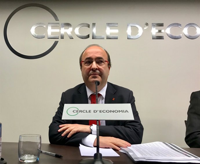 Miquel Iceta (PSC) en el Cercle d'Economia