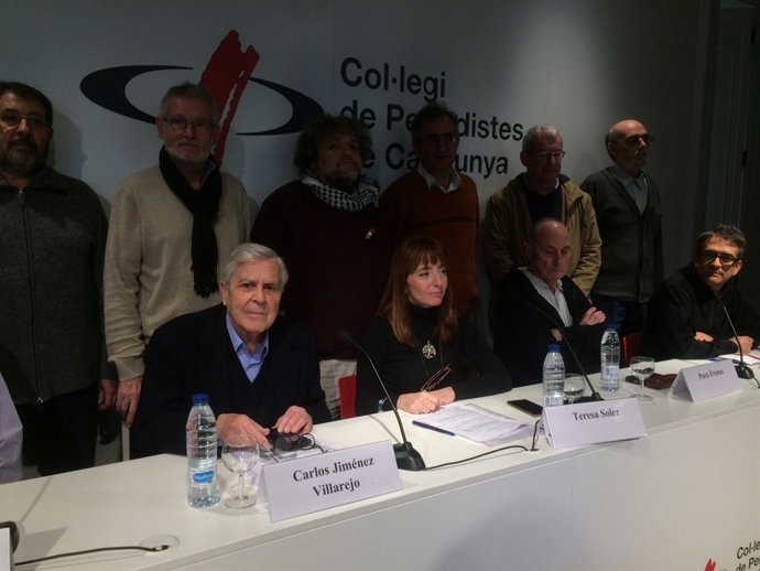 Carlos Jiménez Villarejo (PSC) i l'exlíder de IU Paco Frutos