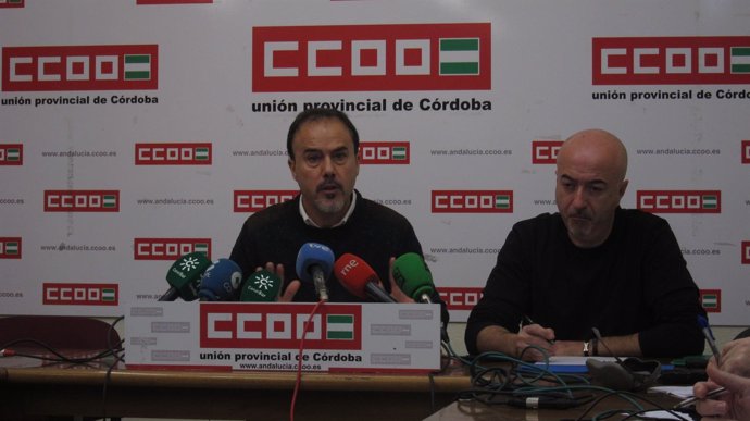 Custodio Sánchez y Juan Carlos Jiménez, representantes empleados de Aucorsa