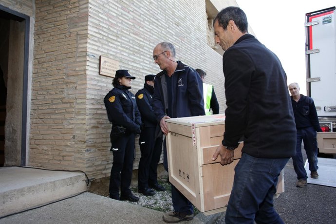 Arribada dels béns a Sixena
