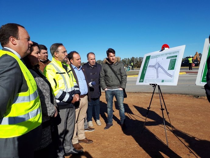 Inicio de las obras del nuevo acceso a Sevilla desde el Sur de La Algaba