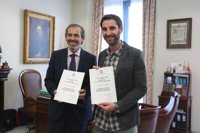 Dani Rovira, presidente de honor de la sección de Derecho y Bienestar Animal del Colegio de Abogados de Málaga