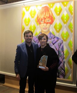 Ángeles Agrela, primer premio del certamen de pintura Emilio Ollero