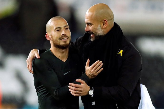 Manchester City, Pep Guardiola y David Silva