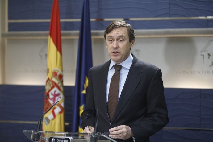 Roda de premsa de Rafael Hernando al Congrés