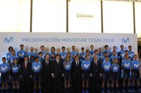 Landa y el equipo femenino, principales novedades del Movistar Team 2018