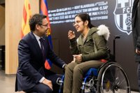 La historia de una refugiada siria de Alepo protagoniza la campaña navideña del Barça