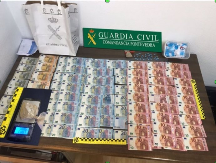 Desarticulado grupo criminal dedicado a distribución de droga en Bueu