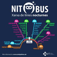 La EMT crea una nueva red de líneas nocturnas