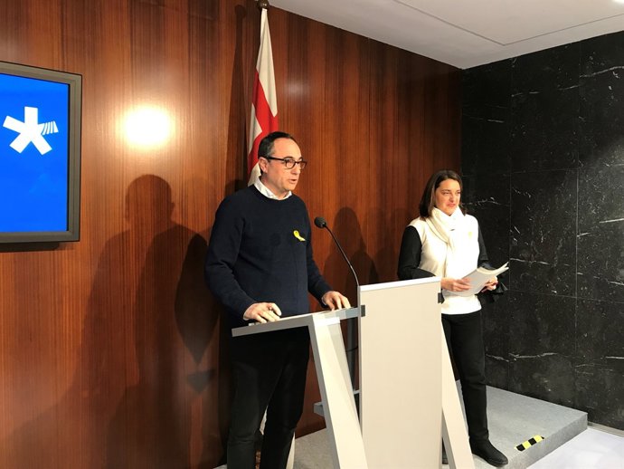 Els regidors Jaume Ciurana i Sònia Recasens