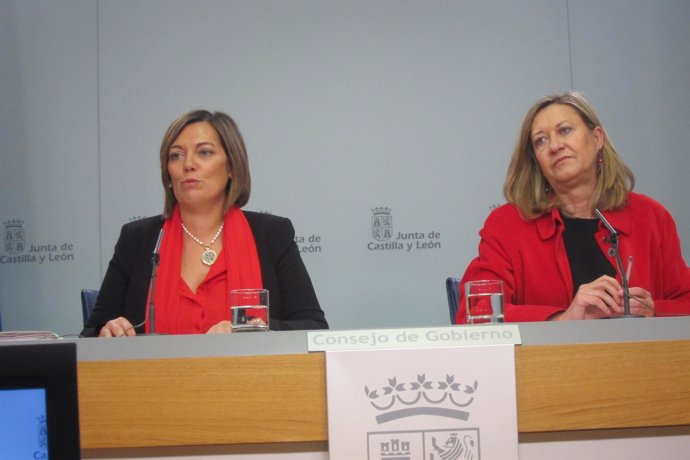 Marcos y Del Olmo tras el Consejo de Gobierno