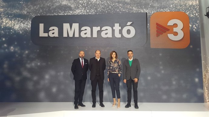 Roda de premsa de la Marató de Tv3