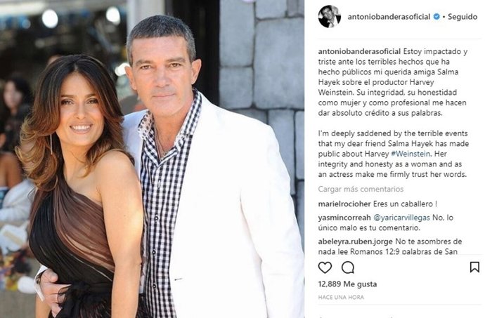 Salma Hayek y Antonio Banderas