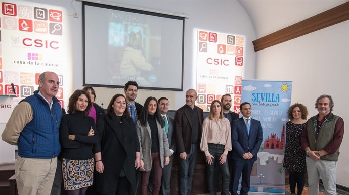 Presentación de la Guía de Navidad de Sevilla con los peques