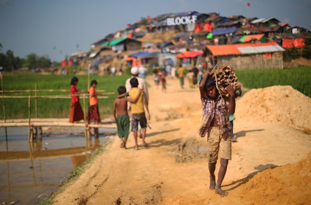 Campo de refugiados rohingya de Palong Khali 
