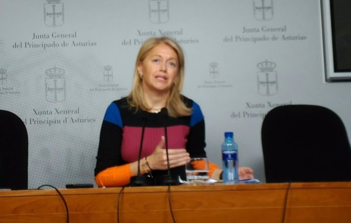 Cristina Coto en rueda de prensa. 