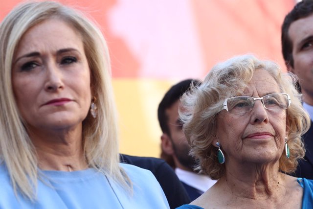 Cifuentes y Carmena en el homenaje a Miguel Ángel Blanco en la Plaza de la Villa