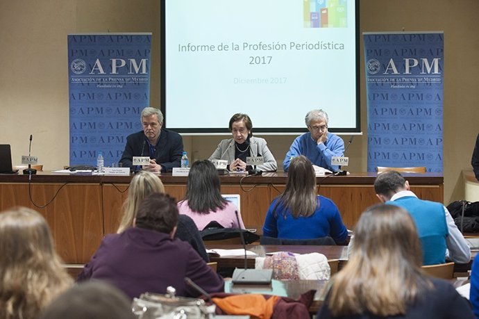 Informe de la Profesión Periodistica 2017 de la APM