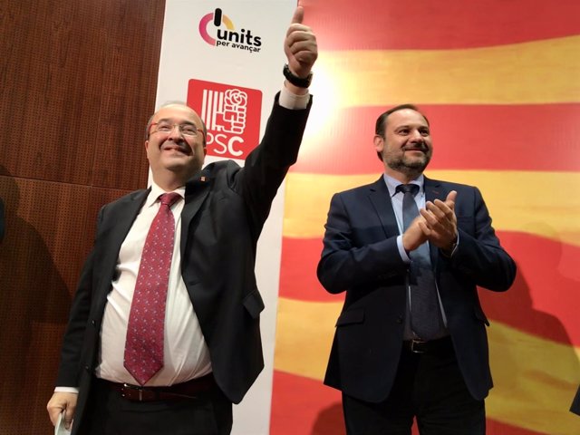 Miquel Iceta (PSC) y José Luis Ábalos (PSOE)